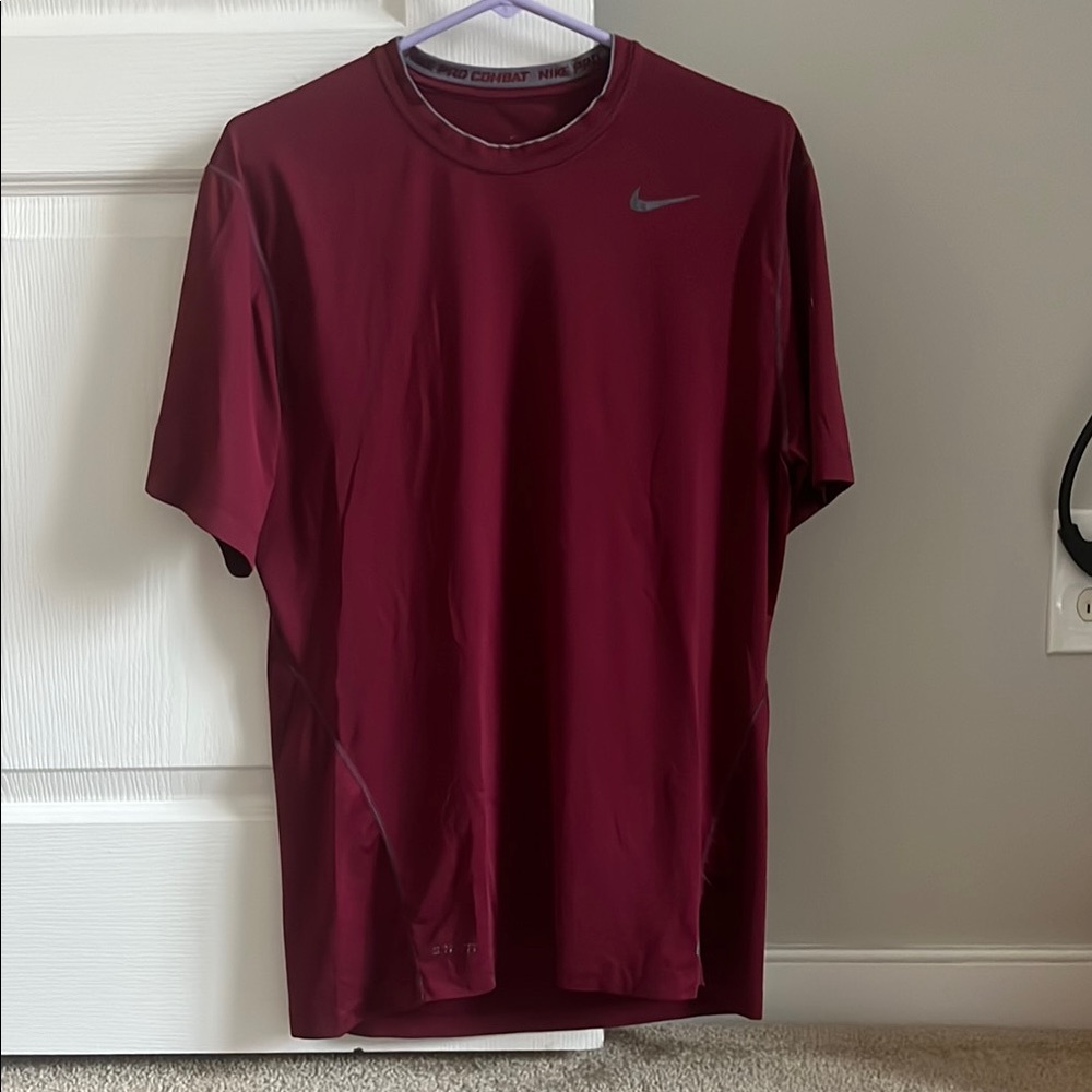 Nike Men's Maroon Performance Shirt